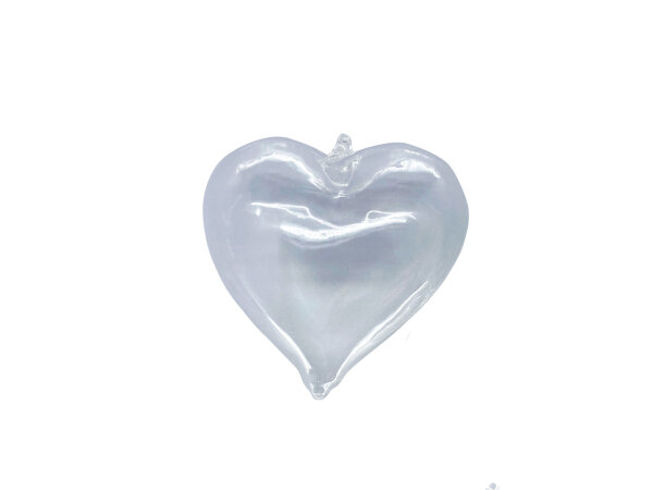 heart with hook, clear, big