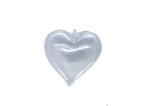 heart with hook, clear, big
