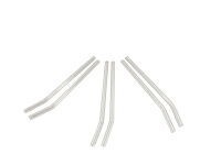 smoothie glass straw, clear, bent, 21cm, Ø10mm, 10 x 10er Set