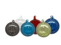 ball striped 8cm, 6 different colours