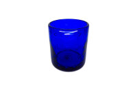 Bubble-Glas Whisky, blau