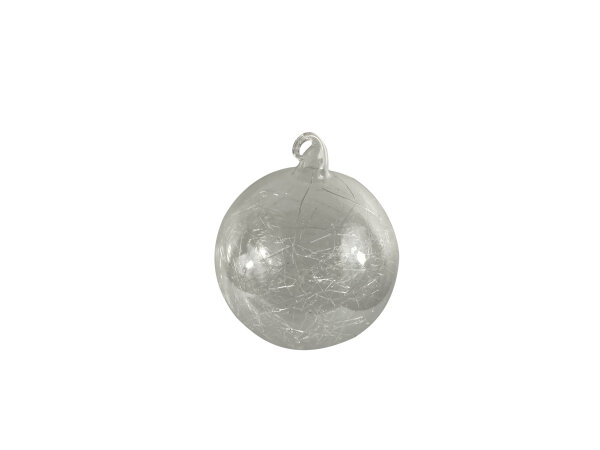 ball with silk inside, 8 cm