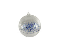 Kugel m. Netz &Oslash;10cm, blau