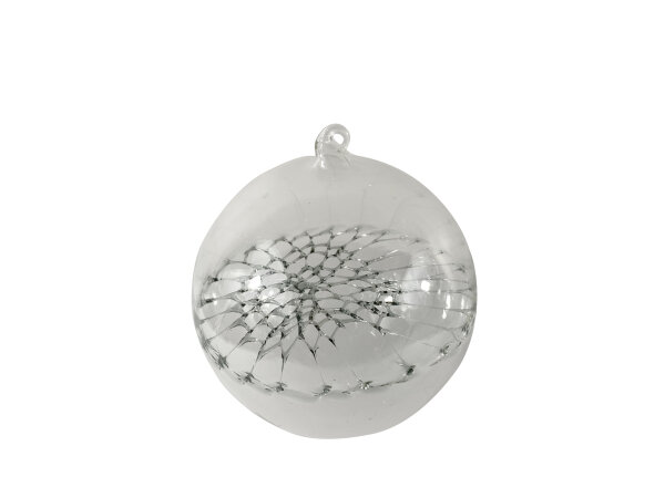 ball with net inside, 12 cm, grey