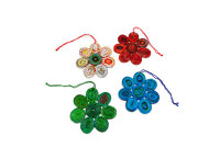 paperquilling flower, 4 colours assorted