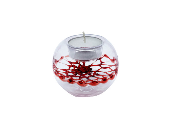 tealight with net small, red
